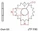 JT Sprockets JTF1183.18 18T Steel Front Sprocket , black