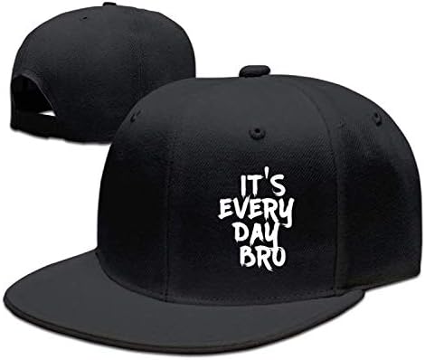 RGFJJE Funny Hat Baseball Cap Cotton Jake Paul It's Every Day Unisex Flat Brim Baseball Hat White