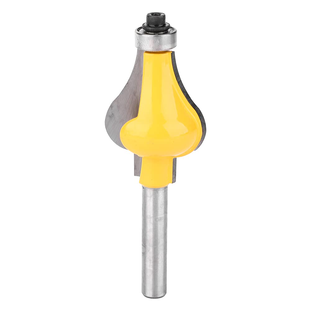 8mm Milling Cutter Calabash Shape Handrail Router Bit Trimming Router Bit for Woodworking Door Window Frame Industrial Accessories