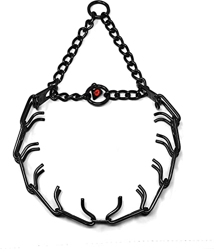 Herm Sprenger Black Stainless Steel Prong Dog Training Collar