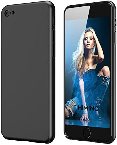 iPhone 6 Plus Case, Himino Ultra Slim Fit Soft PC Hard Cover Full Protective Anti-Scratch Resistant Case for iPhone 6/6S Plus (Space Black)