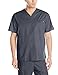 WonderWink Men's Wonderflex Honor Scrub Top, Charcoal, Large