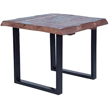Amazon.com: Peaceful Classics Rustic End Table | Wood Side Tables for Living Room or Bedroom ...