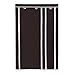 SONGMICS 43 Inch Portable Clothes Closet Wardrobe with Non-woven Fabric and Hanging Rod Quick and Easy to Assemble Brown ULSF007K
