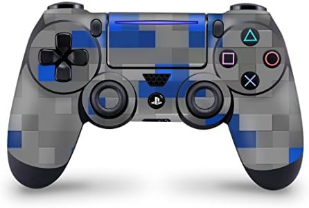 Playstation 4 Pro/Slim Controller Skin - Pixel Lapis Lazuli Block