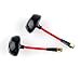 Makerfire 2pcs 5.8GHz FPV Antenna Circular Polarized TX RX RHCP RPSMA for FPV Racing Drone Like QAV250