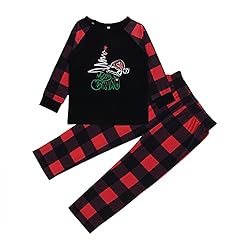 Christmas Pajamas for Family Pjs Matching Set Long