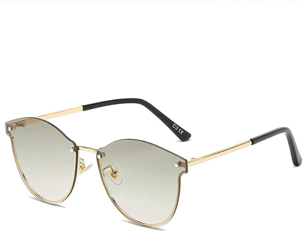 Lunettes Rayons X Pour Voir Les Sous Vetements Lunettes de soleil pour femme - Monture en métal - Demi-monture - Petit