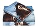 HIG 3D Bed Sheet Set - 4 Piece 3D Running Texas Wild Horse Printed Sheet Set King Size (D06) - Soft, Breathable - Includes 1 Flat Sheet,1 Fitted Sheet,2 Shams