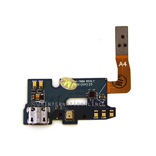 ePartSolution_USB Charger Charging Port Dock Connector USB Port Microphone Mic Flex Cable for Samsung Galaxy Note 2 SGH-T889 T-Mobile Replacement Part USA Seller