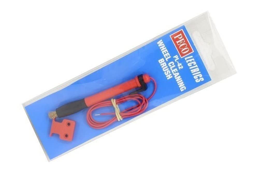 Peco HO Scale Locomotive Wheel Cleaning Brush, 16.5 mm Gauge, 3 cm x 12 cm