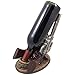 Classic Country Western Six-shooter Pistols Wine Bottle Holder Statue in Vintage Wild West Home Decor Sculptures As Decorative Tabletop Wine Racks & Display Stands or Rustic Gifts for Cowboys