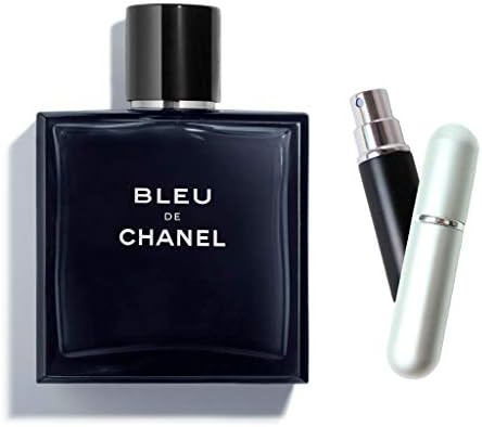 (Authentic Product Set) Channel Perfume Blue De Channel EDT with Atomizer 3.4 fl oz (100 ml)