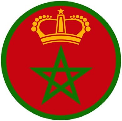 Royal Moroccan Air Force Roundel Sticker Die Cut Decal FA Vinyl
