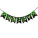 Pixel World Party Decoration Happy Birthday Banner For Gaming Boy Supplies Bunting