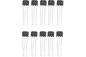 DWUWW 10Pcs Hall Element 49E Oh49E Ss49E Linear Sensor Hall Sensor Industrial Electrical Magnetic Detector