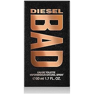 Diesel BAD, Eau de Toilette Spray, Perfume For Men, Woody Fragrance
