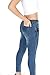Megan apparel Women's Indigo Blue Super Comfy Stretch Denim Skinny Jeans