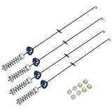 Genuine OEM 4 Pack Whirlpool Washer Suspension Rod Kit W10189077 W10820048