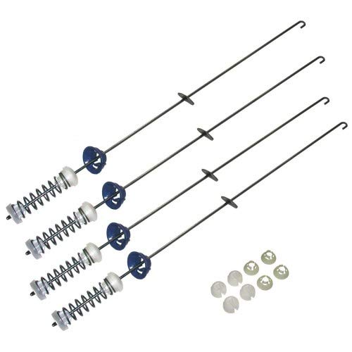 Genuine OEM 4 Pack Whirlpool Washer Suspension Rod Kit W10189077 W10820048