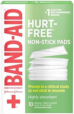 Amazon Com Band Aid Non Stick Pads Medium 2 Inch X 3 Inch 10 Ct Pack Of 5 Health Personal Care