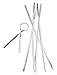 Darice Silver 7-1/4-Inch Twist Ties 150-Pack Value Pack
