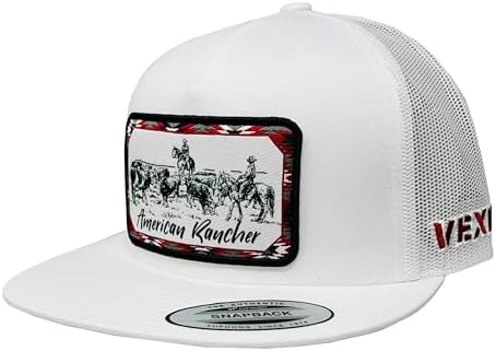 Flexfit 110® Flat Bill Snapback Cap One Size White at Amazon Men's
