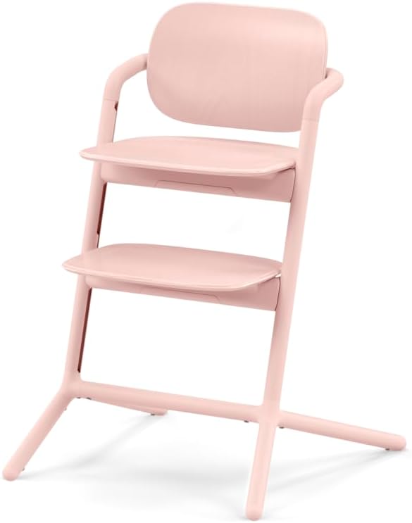 Gold LEMO Seggiolone 4-in-1, 0 - 99 Anni, Dalla Nascita, Include Sdraietta, Sedile per Bambini, Vassoio, Riduttore per Neonati, Poggiatesta e Adattatore, Alluminio/Plastica, Pearl Pink (Rosa)