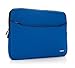 iPearl 13-inch Soft Neoprene Sleeve Case for MacBook & UltraBook Laptop (Built-in External Pocket) - Blue