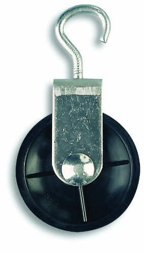 Chapuis VPCL2 Hook Pulley Zinc-Plated Steel 10 kg Roller Diameter 40 mm for Rope Diameter 6 mm