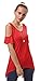 Urban CoCo Women's Vogue Shoulder Off Wide Hem Design Top Shirt - X-Large - Red