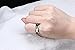 TIGRADE 6MM 8MM Titanium Ring Abalone Shell Inlay Wedding Band Couple Ring for Men Women (6mm, 9)