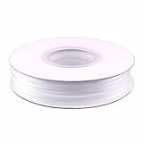 1/8in. Wide Double Faced Satin Ribbon - White (100 yard spool)