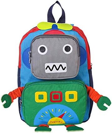 Toddler Backpack for Little Kids Water Resistance Kindergarten Preschool Robot Bags Children Schoolbag Cute Animal Cartoon Backpacks for Baby Boys Girls