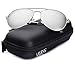LUENX Aviator Sunglasses Men Women Polarized UV400 Metal Frame 60MM