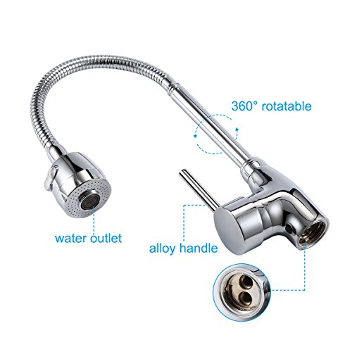 3New 360°Swivel Water Saving Tap Aerator Nozzle Filter Water Saving Tap Diffuser Kitchen Accessories (Double Pipe) - Thumbnail 2
