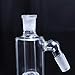 YHYPY 5Inch Clear Glass Accessories Handmade Piece 14mm 45 Degree （White）