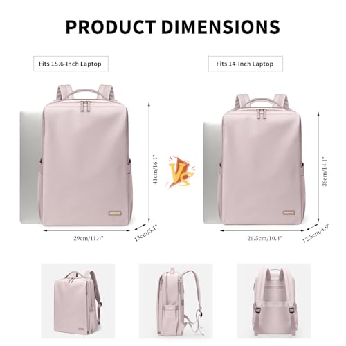 GOLF SUPAGS Stylish Laptop Backpack for Women Work College Travel Casual Backpack for 14 Inch Laptop