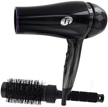 T-3 Featherweight Luxe 2i Professional Hair Dryer Infrared Technology 2 Speed And 3 Heat Settings Model 73840 Black
