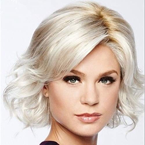 Amazon Com Qpjfq European And American Wigs Short Hair White