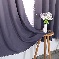 ZJXSNEH Blackout Star Curtains Stars Blackout