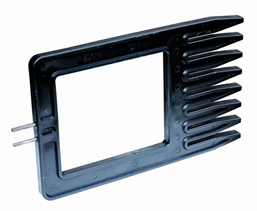 Alberts 611934 Pettine tenditore per recinzioni, per il tensionamento di reti saldate, plastica, nero