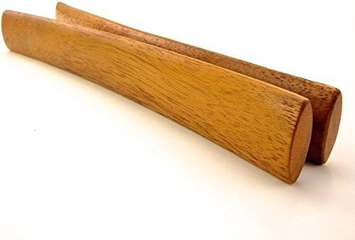 Pea Patch Minstrel-style Teak Rhythm Bones, Narrow