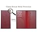 Document Holder for Car DMV Registration,Insurance,Auto Paperwork,Club Card Storage,Premium PU Red Leather Wallet Case for Automobile Truck SUV,Motorcycle Documents Organized in Glove Box and Console