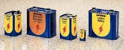 941-6-12 V Zinc-Carbon Batteries, Volts: 6, Terminals: Spring - Zinc-Carbon Batteries - Case of 12