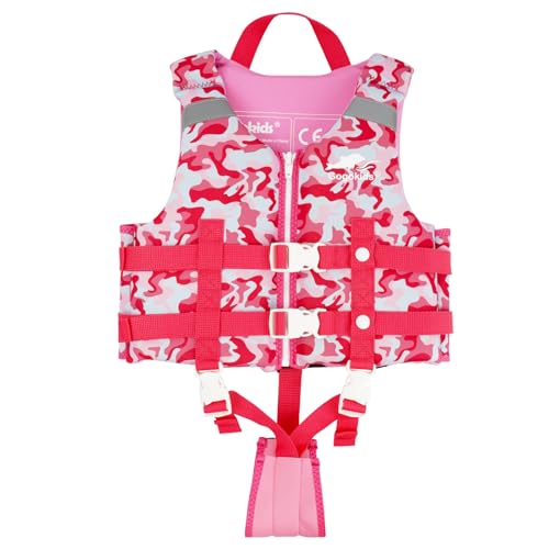 Gogokids Kinder Schwimmweste Float Jacket – Kleinkind Badeanzug Assist Bademode Schwimmtraining Auftrieb Badeweste Neopren SchwimmwesteN für 2–9 Jahre