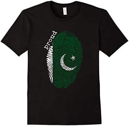 Men's Pakistani flag t-shirt - Pakistan National Flag Medium Black