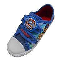 Paw Patrol Friends Boys Canvas Shoes Size 6 Blue