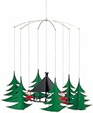 Flensted Mobiles Nursery Mobiles, Pixies in the X-Mas Forest