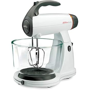 Sunbeam 002371-000-NPO MixMaster 350 Watt, White | Soft-Start Technology Stand Mixer